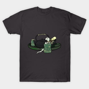 Snake and Bamboo Tea T-Shirt